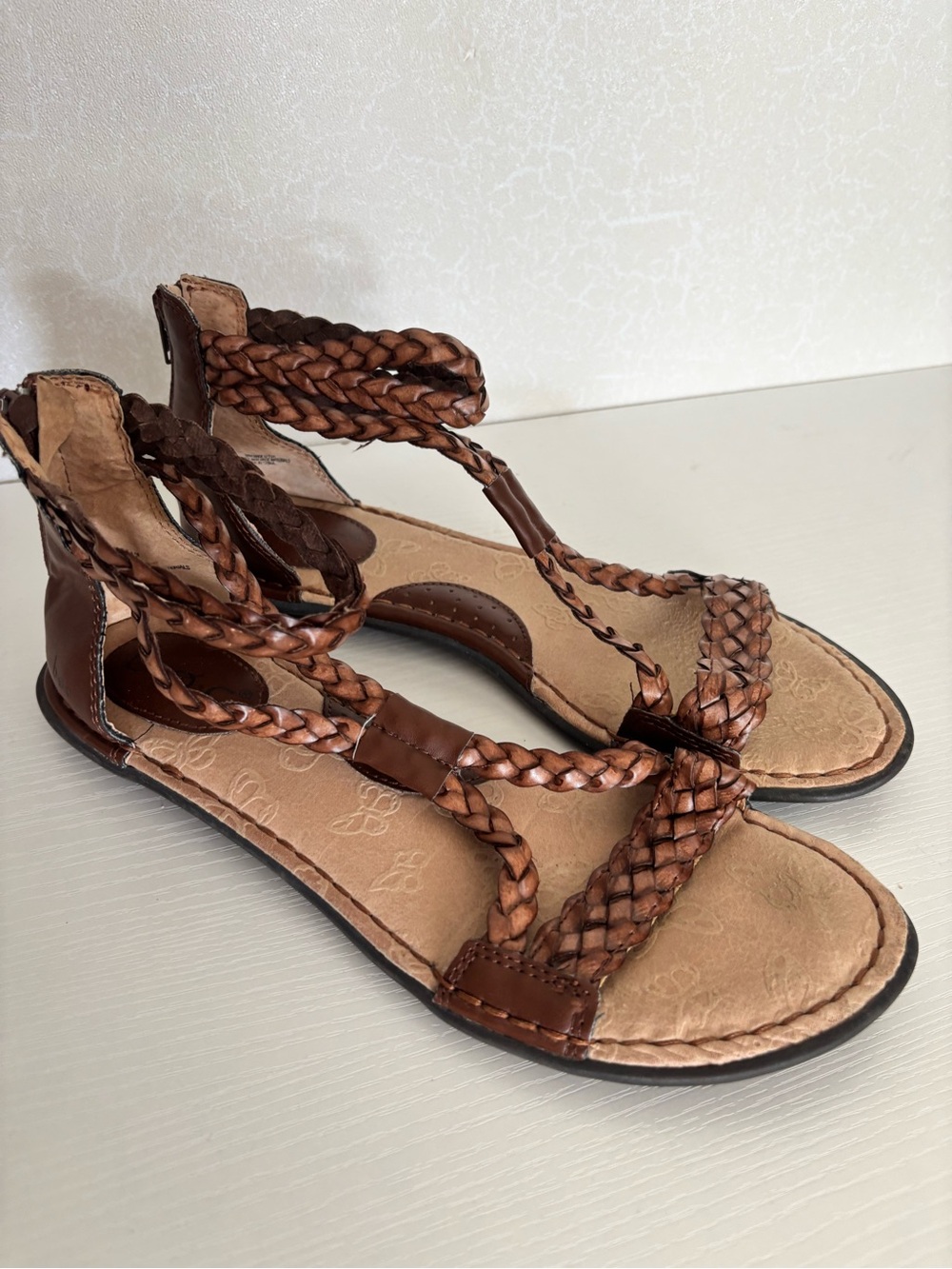 BOC braided sandals EUC women’s 9m